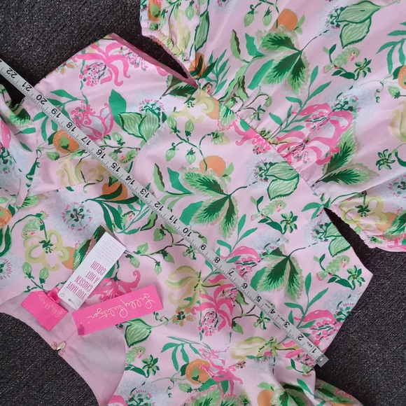 🆕️ 🦜HTF Lilly Pulitzer🦜 - Lyssa Short Sleeve Cotton Midi Dress - Picture 15 of 16